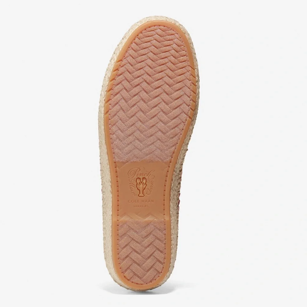 ❤️❤️NWT Cole HAAN Women's Cloudfeel Espadrille❤️❤️pink /white